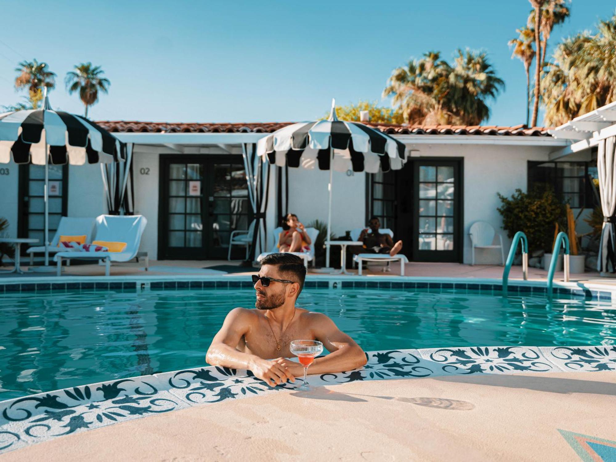 Natural Palm Springs Escape Poolside Plus Downtown酒店 外观 照片